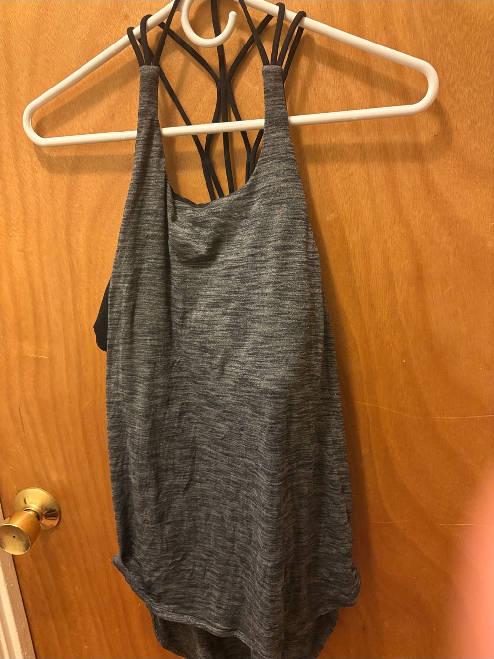 Lululemon Gray Strappy Women's Tank Top - Unbranded